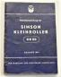 Preview: Betriebsanleitung / Handbuch - SIMSON Kleinroller KR 50 - Ausgabe 1961