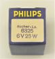 Preview: Glühlampe 6V 25W - Sockel Ba15s - Philips
