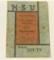 Preview: Betriebsanleitung / Handbuch - NSU Modell 201 TS - 1930