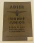 Preview: Betriebsanleitung / Handbuch ADLER Trumpf Junior (1G) - ca. 1935