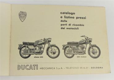 Ersatzteilkatalog DUCATI  Diana 250  & Monza 250 - ca. 1961