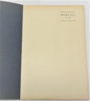 Bedienungsvorschriften / Betriebsanleitung HORCH 8 - Type 500 - Oktober 1930