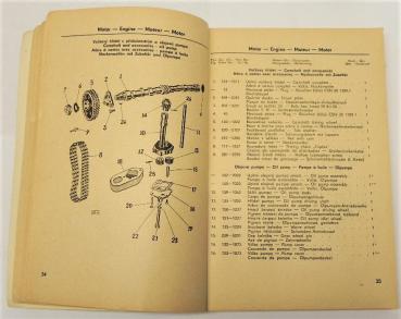 Ersatzteilkatalog / Ersatzteilliste SKODA 1201 - 1958