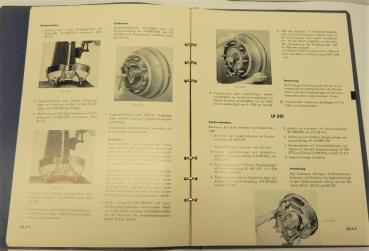 Werkstatt-Handbuch MERCEDES-BENZ  - LKW 321 und 322 mit Sechszylinder-Diesel-Motor OM 321 - Achsen und Räder - 1959