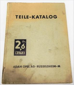 Ersatzteilkatalog / Ersatzteilliste OPEL Blitz 2,6 Liter - Mail 1931