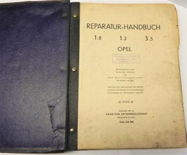 Reparaturhandbuch / Werkstatthandbuch OPEL 1,2 Ltr. - 1,8 Ltr. - 3,5 Ltr. - 1931