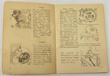 Betriebsanleitung / Handbuch - NSU Fox (101 OSB)  - November 1950
