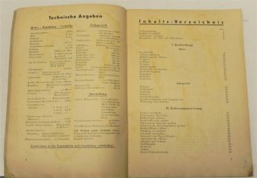 Betriebsanleitung / Handbuch - NSU 125 ZDB - ca. 1941