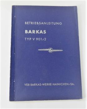 Betriebsanleitung BARKAS Typ V 901/2 (Framo) - Ausgabe 1957
