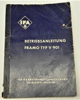 Betriebsanleitung FRAMO TYP V 901 - ca. 1952