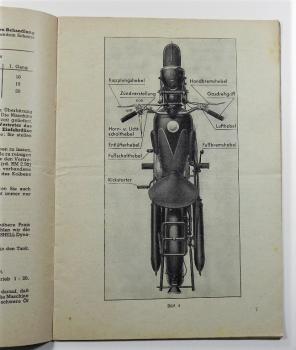 Betriebsanleitung / Handbuch - TRIUMPH B204, B204 E, B204 F, B254 und B350 - ca. 1937