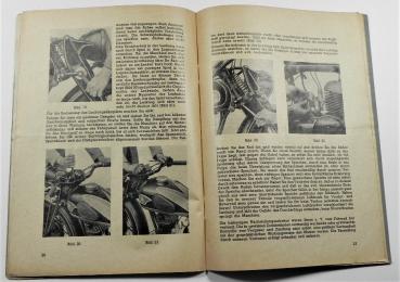 Betriebsanleitung / Handbuch - TRIUMPH B204, B204 E, B204 F, B254 und B350 - ca. 1937