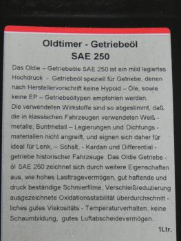 Getriebeöl SAE 250 - für Oldtimer