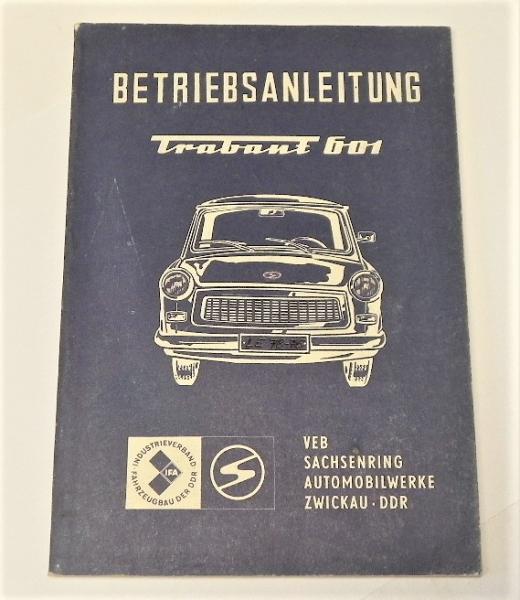 Betriebsanleitung TRABANT 601 - Ausgabe 1976
