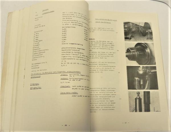 Reparaturhandbuch Schnelltransporter BARKAS B1000 - Ausgabe 1970