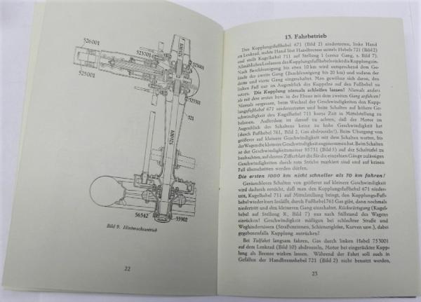 Betriebsanleitung MERCEDES-BENZ - Typ 320 - W04  und Typ 350 - W09 - 1928