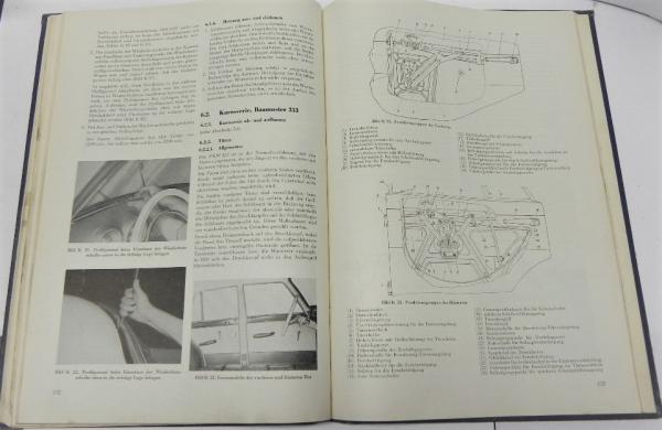 Reparaturhandbuch / Werkstatthandbuch WARTBURG Typ 312 und 353 - Ausgabe 1966