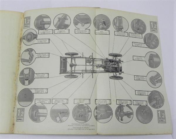 Betriebsanleitung / Handbuch OPEL 1,2 Ltr. - Juni 1933