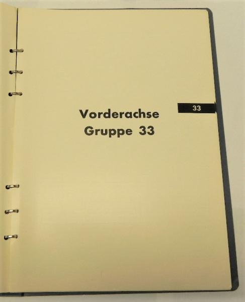 Werkstatt-Handbuch MERCEDES-BENZ  - LKW 321 und 322 mit Sechszylinder-Diesel-Motor OM 321 - Achsen und Räder - 1959