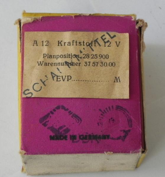 Tankanzeige für Schaummittel - eckig - 50 x 35 mm - 12V