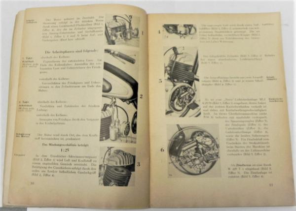 Betriebsanleitung / Handbuch - NSU 125 ZDB - ca. 1941