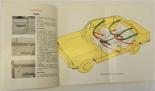 Betriebsanleitung Polski Fiat 125p - Ausgabe 1973