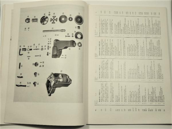 Ersatzteilkatalog / Ersatzteilliste für Zweitakt-Gegenkolben-Dieselmotoren NZD 9/12 - (Bauart Junkers HK 65) - Ausgabe 01/1967