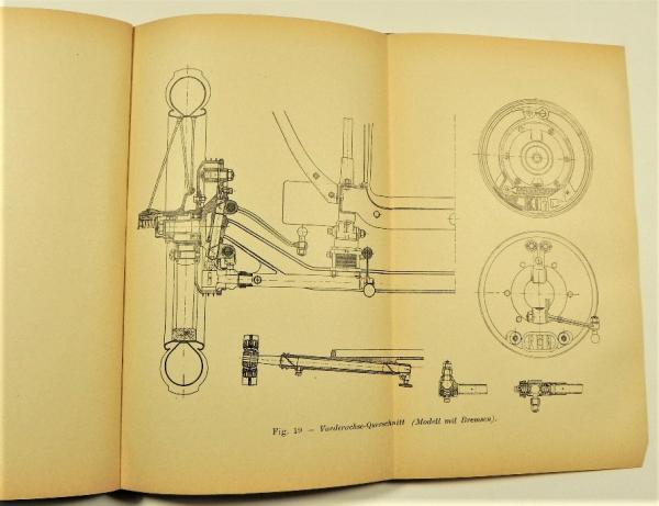 Betriebsanleitung / Handbuch ANSALDO 4 F und 4 H - Wagen - 1927